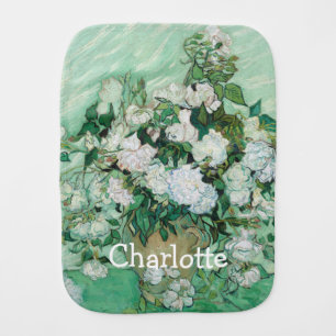 Vincent van Gogh - Roses Baby Burp Cloth