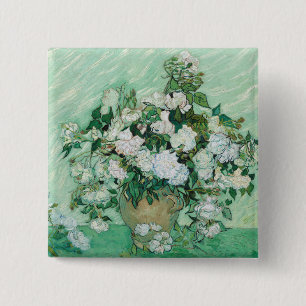 Vincent van Gogh - Roses Button