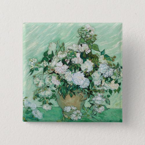 Vincent van Gogh _ Roses Button