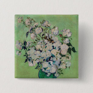 Vincent van Gogh - Roses Button