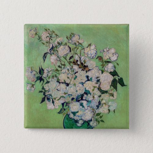 Vincent van Gogh _ Roses Button