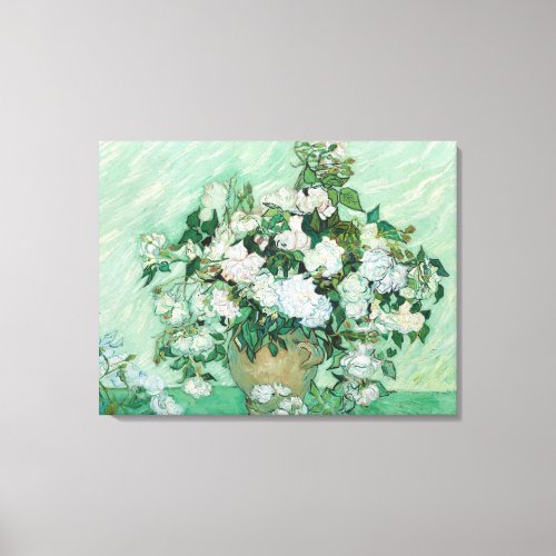 Vincent van Gogh _ Roses Canvas Print