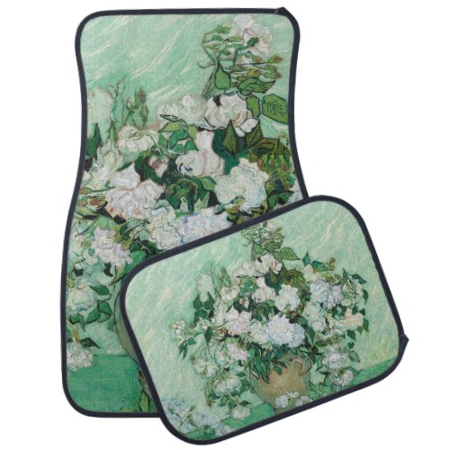 Vincent van Gogh _ Roses Car Floor Mat