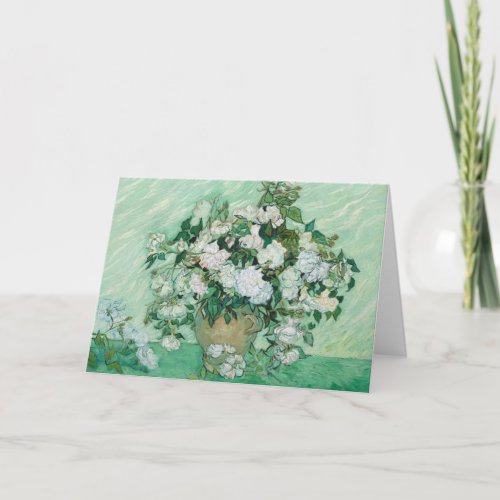 Vincent van Gogh _ Roses Card