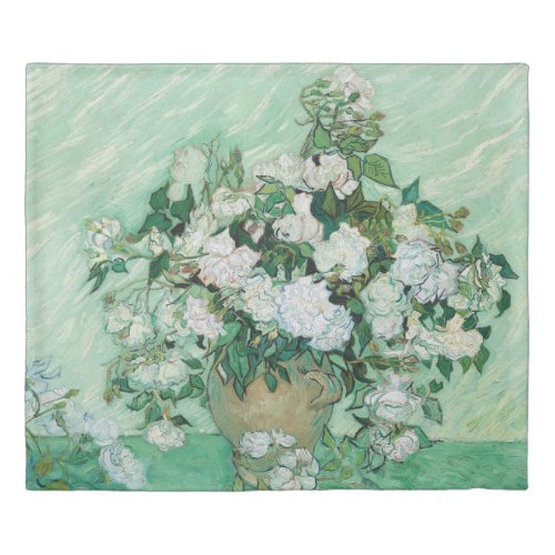 Vincent van Gogh _ Roses Duvet Cover
