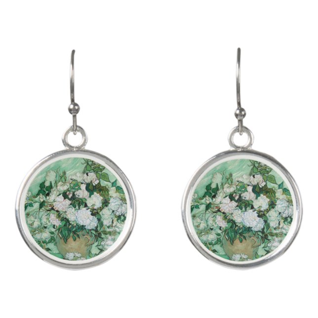 Vincent van Gogh - Roses Earrings (Front)