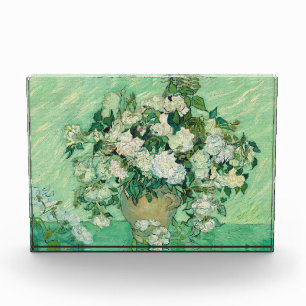 Vincent van Gogh Roses Impressionist Photo Block