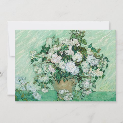 Vincent van Gogh _ Roses Invitation