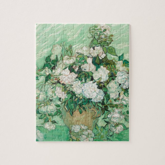 Vincent van Gogh Roses Jigsaw Puzzle (Vertical)