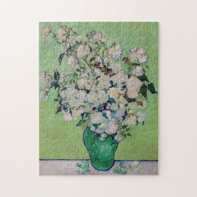 Vincent van Gogh - Roses Jigsaw Puzzle (Vertical)