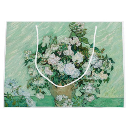 Vincent van Gogh _ Roses Large Gift Bag