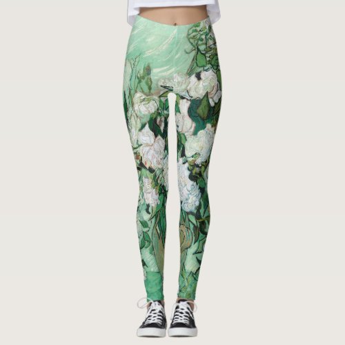 Vincent van Gogh _ Roses Leggings