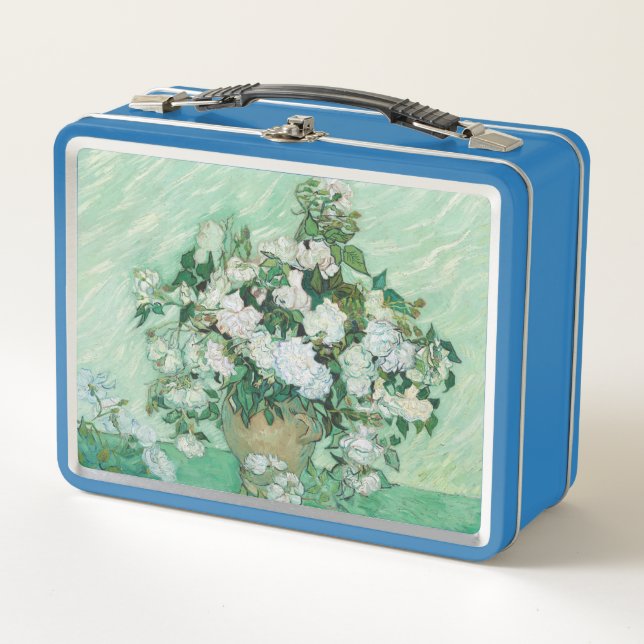 Vincent van Gogh - Roses Metal Lunch Box (Front)