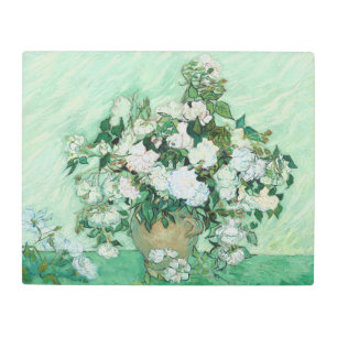 Vincent van Gogh - Roses Metal Print