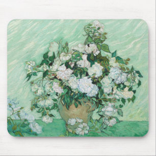 Vincent van Gogh - Roses Mouse Pad