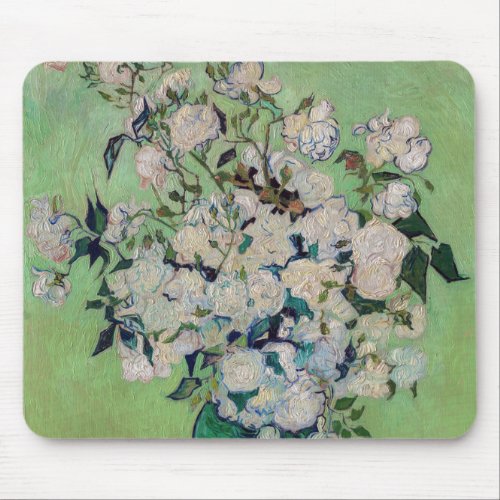 Vincent van Gogh _ Roses Mouse Pad