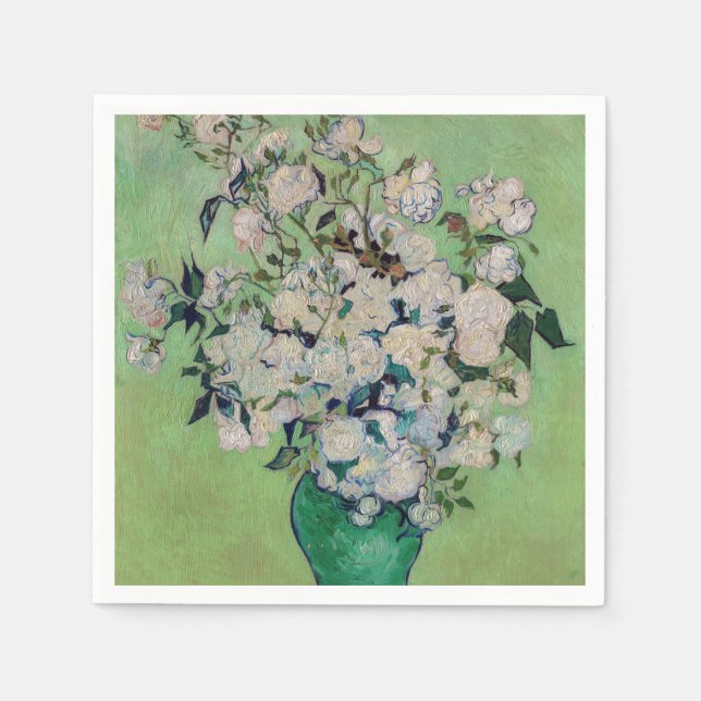 Vincent van Gogh - Roses Napkins (Front)