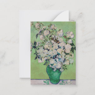 Vincent van Gogh - Roses Note Card