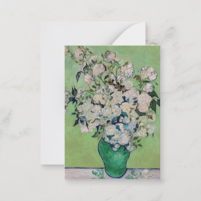 Vincent van Gogh - Roses Note Card (Front)