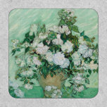 Vincent van Gogh - Roses Patch<br><div class="desc">Roses / Still Life: Vase with Pink Roses - Vincent van Gogh,  Oil on Canvas,  1890</div>