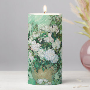 Vincent van Gogh - Roses Pillar Candle