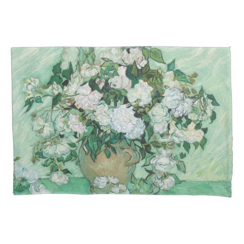 Vincent van Gogh _ Roses Pillow Case