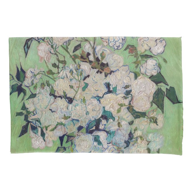 Vincent van Gogh - Roses Pillow Case (Front)