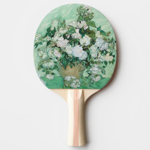 Vincent van Gogh _ Roses Ping Pong Paddle