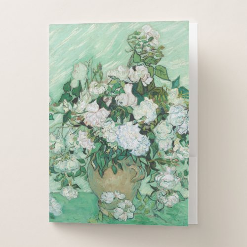 Vincent van Gogh _ Roses Pocket Folder