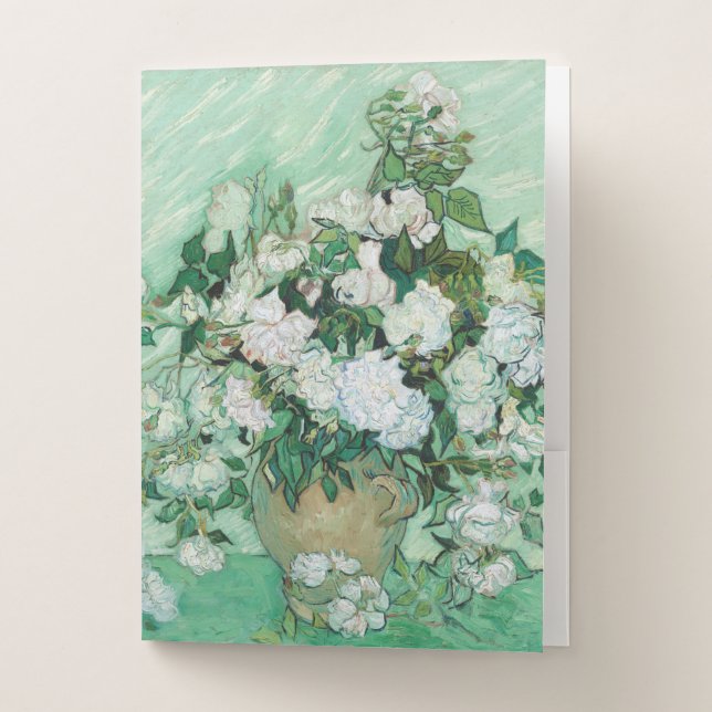 Vincent van Gogh - Roses Pocket Folder (Front)