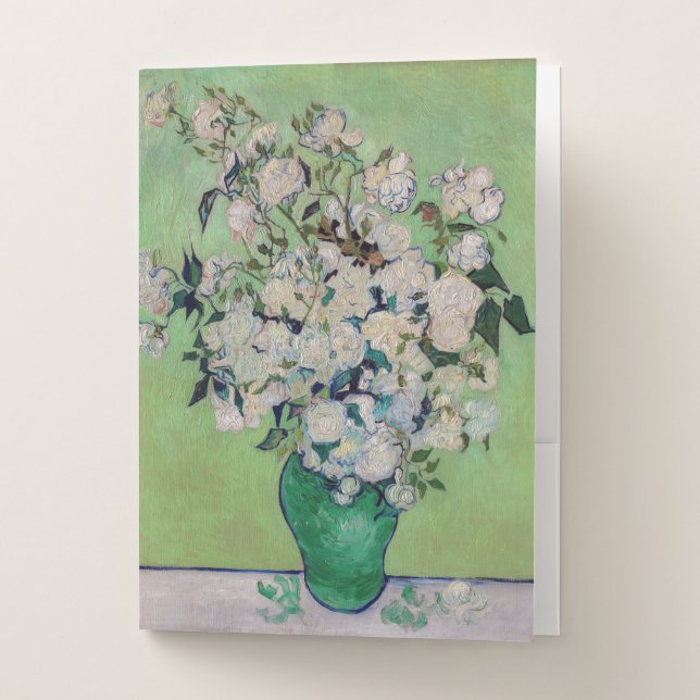 Vincent van Gogh - Roses Pocket Folder (Front)
