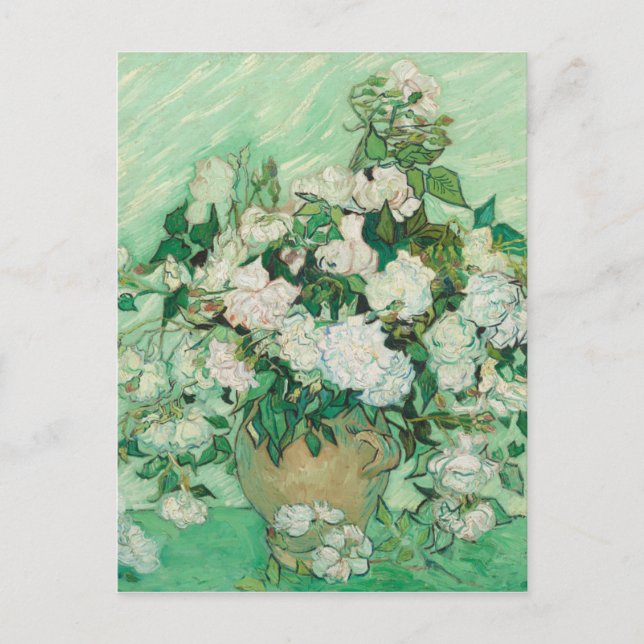 Vincent van Gogh Roses Postcard (Front)