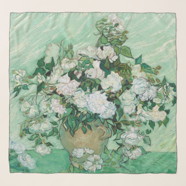 Vincent van Gogh - Roses Scarf (Front (Horizontal))