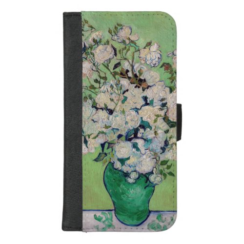 Vincent van Gogh _ Roses Skateboard iPhone 87 Plus Wallet Case