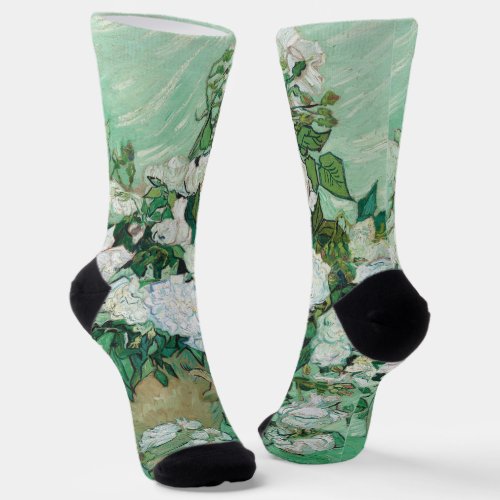 Vincent van Gogh _ Roses Socks
