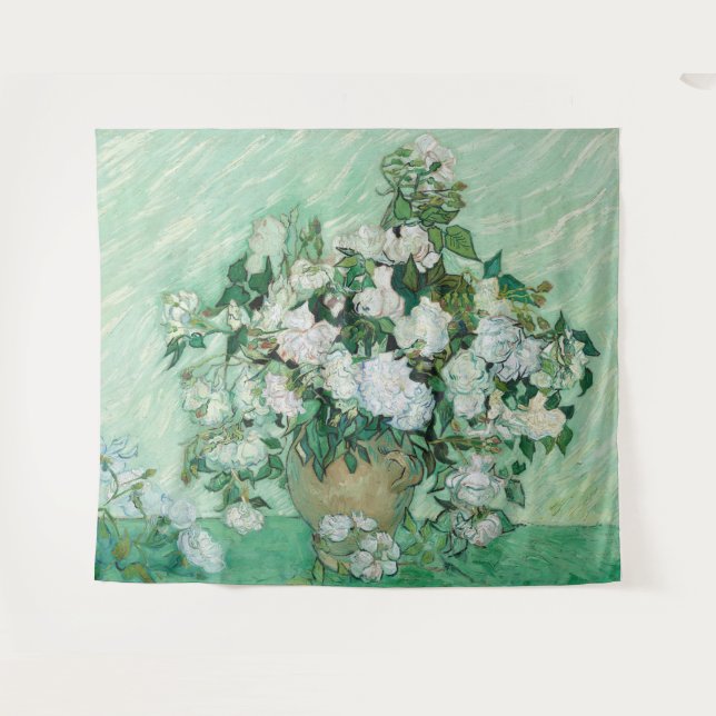 Vincent van Gogh - Roses Tapestry (Front (Horizontal))