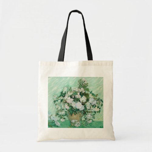 Vincent van Gogh _ Roses Tote Bag