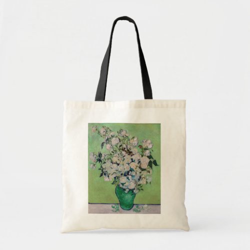 Vincent van Gogh _ Roses Tote Bag