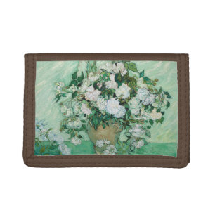 Vincent van Gogh - Roses Tri-fold Wallet
