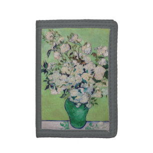 Vincent van Gogh - Roses Trifold Wallet