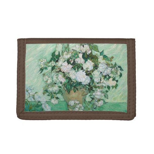 Vincent van Gogh _ Roses Trifold Wallet