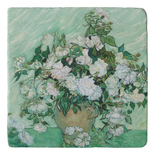 Vincent van Gogh - Roses Trivet (Front)