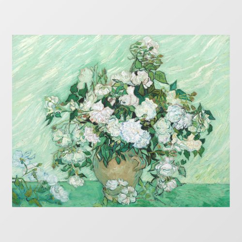 Vincent van Gogh _ Roses Window Cling