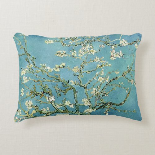 Vincent Van Goghs Almond Blossom Vintage Painting Accent Pillow