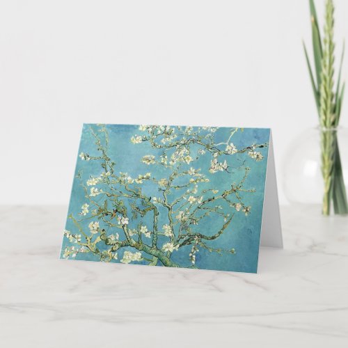 Vincent Van Goghs Almond Blossom Vintage Painting Card