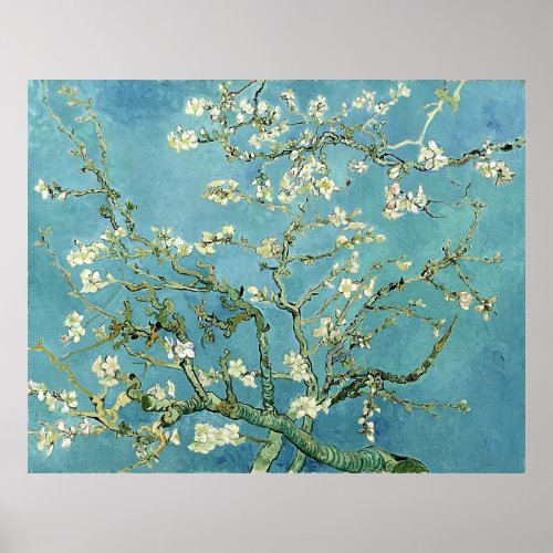 Vincent Van Goghs Almond Blossom Vintage Painting Poster