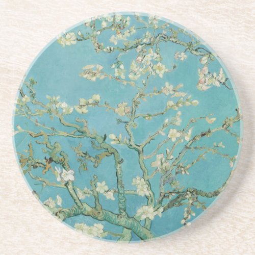 Vincent Van Goghs Almond Blossoms Sandstone Coaster