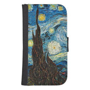 Vincent Van Gogh’s Starry Night Wallet Phone Case For Samsung Galaxy S4