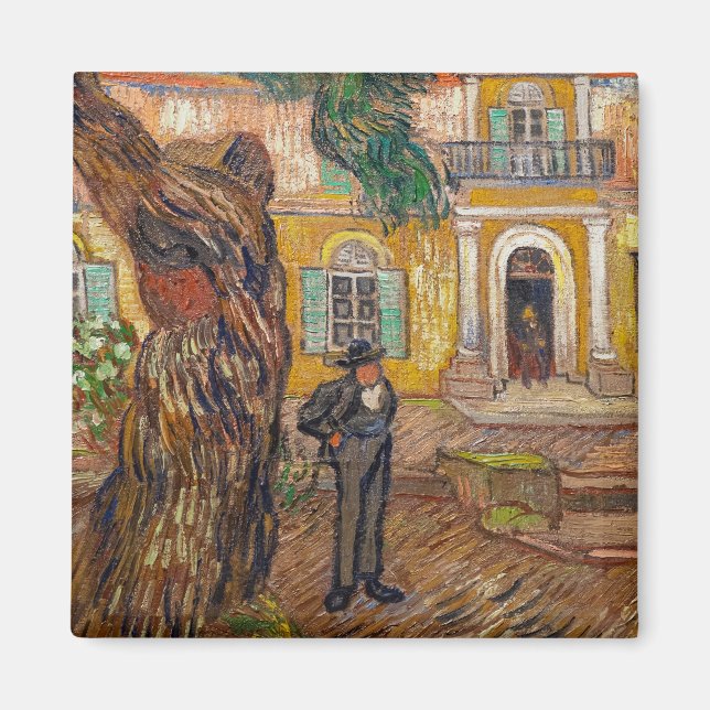 Vincent Van Gogh - Saint-Paul Asylum in Saint-Remy Magnet (Front)