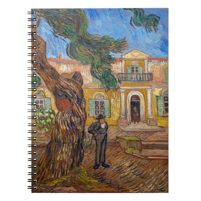 Vincent Van Gogh - Saint-Paul Asylum in Saint-Remy Notebook (Front)